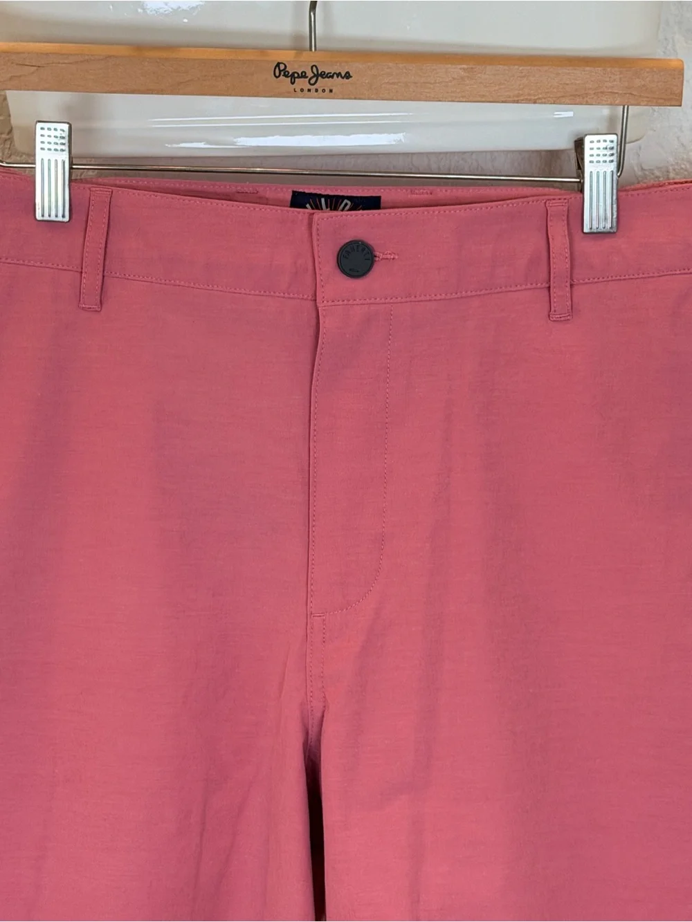 Faherty All Day Belt Loop Shorts 7” in Sunrose size 34